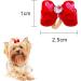 BIPY 50Pcs Small Dog Hair Bows with Elastic Rubber Bands for Puppies Doggy Cats Kitten Valentine's Day Wedding Festival Pet Yorkie Alpaca Topknot Attachment Grooming Accessories Random Color valentine's day Dog Hair Bows 50pcs - Buy Online on GoSupps.com
