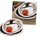 Ciieeo 3pcs Pancake Pan Flat Pan Nonstick Induction Cooker Pan Stainless Frying Pan Commercial Griddle Seafood Serving Platter Stainless Steel Pan Omelet Pan Hot Pot Seafood Pot Silverx3pcs 29 25.3CMx3pcs - Buy Online on GoSupps.com