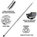 SANLIKE Adjustable Tarp Poles - 75in Camping Tent Poles - Portable Telescoping Awnings Canopy Rain Fly Shelter - Set of 2 Stainless Steel Tent Poles - Buy Online on GoSupps.com