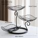 Fruit Basket Fruit Bowl 3-Tier Fruit Basket Holder Decorative Fruit Bowl Stand for Countertop Kitchen Home Kitchen Organizers and Storage (Color : Black1) - Buy Online on GoSupps.com