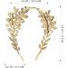 TOVINANNA Wedding Headband Golden Bride Wedding Headpieces Olive Leaf Headband Cosplay Greek Goddess Headband Golden Leaves Bridal Crown Hair Decor for Bride Bridesmaid greek or Roman Decor - Buy Online on GoSupps.com