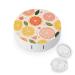 Contact Lens Case Colorful Fruit Print Portable Travel Contact Lens Box Contact Lens Storage Box