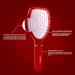 Paddle Hair Brush Detangler for Natural Curly Straight Wet/Dry Hair - Rose Red - Buy Online on GoSupps.com