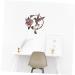 HEMOTON 1pc Pendant Home Decor Vintage Decor Garland Metal Birds Wall Art Home Ornament Flowers Round - Buy Online on GoSupps.com