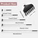2 Pack Extendable Back Scratcher Portable Telescoping Back Scratcher Retractable Metal Backscratchers Back Massager Tool for Men Women Adults Kids Black - Buy Online on GoSupps.com