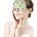 Panda and Bamboo Sleep Mask - Adjustable Eye Cover for Sleeping, Travel, and Napping - Buy Online on GoSupps.com