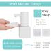 TUSH Touchless Toilet Paper Foam Dispenser | Waterproof, Rechargeable, Mountable | Eco-Friendly Flushable Wet Wipe Alternative - Buy Online on GoSupps.com