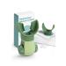 Respiratory Muscle Trainer Breathers Trainers Exerciser Fitness for Wellness (Green)