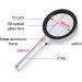 Lightweight Magnifying Glass Hand-Held Portable 10X 20X Magnifying Glass with 12Led Light Suitable for Old People to Read Watch Repair Handicrafts Lofty Ambition - Buy Online on GoSupps.com