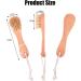 6 Pcs Natural Bristle Face Exfoliator Brush Set - Wooden Dry Brush for Gentle Facial Cleansing and Exfoliation - Face Wash Scrub for Face Care - Buy Online on GoSupps.com
