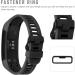 Wizvv Replacement Bands for Garmin Vivosmart HR - Black Regular, Metal Buckle Fitness Wristband - Buy Online on GoSupps.com