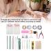 Professional 17-Piece Nail Art Set - DIY Kit with Rhinestones Nail File Acrylic Pen & Clipper for Stunning Nail Designs - Buy Online on GoSupps.com