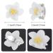 Ouligay 20 Pcs White Flower Hair Clips - Mini Floral Hair Accessories for Weddings & Women - Buy Online on GoSupps.com