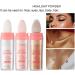 Hocossy Highlighter Powder Stick - 3 Colors Glitter Patting Powder for Face, Eyes, Lips, Hair, and Body Glow - Cosmetic Pink - Buy Online on GoSupps.com