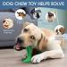 RUCACIO Dog Chew Toy - Durable Outdoor Interactive Toothbrush Toy for Medium Dogs | Dental Care & Teeth Cleaning | Puppy Birthday Gifts - A-Green - Buy Online on GoSupps.com