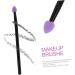 Outanaya 5pcs Silicone Eyeshadow Brush Creamy Eyeshadow Sponge Applicator Make up Makeupset Aluminum Purple 13x1cm Purple - Buy Online on GoSupps.com