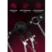 Adjustable Mouth Ball & Breast Clips for Role Play | Non-Piercing Breathable Mouth Plug with Chain & Collar - International Shipping - Buy Online on GoSupps.com
