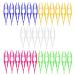 30PCS Plastic Tweezers 5 Assorted Colors Craft Forceps Tools for Handmade DIY Creative Beading Projects Jewelry Making Kids Adult Home Classroom School 30PCS Green+yellow+blue+white+red