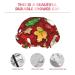 Happy Christmas Printed Waterproof Shower Cap for Women - Fits All Head Sizes and Hair Textures - Buy Online on GoSupps.com