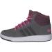 Adidas Unisex Kids Hoops Mid 2.0 Fitness Shoes - Grey Five/Core Black/Screaming Pink - Size 37 1/3 EU - International Shipping Available - Buy Online on GoSupps.com