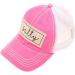 MIRMARU Women's Distressed Vintage Baseball Cap - Salty Hot Pink - Buy Online on GoSupps.com