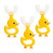 360 U-shaped toothbrush for toddlers for children aged 2 6 and 2 4 and 4 7 and 6 8 years all rounded teeth round wide 3 pages foam manual for boys and girls3 ducks + 3 incentive stickers for brushing your teeth