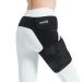 PRMRES Hip Brace - Sciatic Nerve Suport Wrap - SI Joint, Hamstring Pain Relief - Thigh Compression Sleeve for Joints, Flexor Strains, Pulled Muscles (Right)