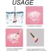 Portable Silicone Makeup Brush Cleaning Mat with Suction Cup - Pink - Buy Online on GoSupps.com