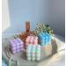 Small Bubble Cube Candle - Aromatherapy Soy Wax Scented Candle | Relaxing Birthday Gift (White Cube - Buy Online on GoSupps.com
