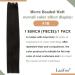 LAAVOO Micro Weft Extensions | Real Hair Black Micro Bead Extensions | 12-Inch Invisible Weft 50g #1B Color - Buy Online on GoSupps.com