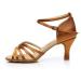 XTZYGLFD summer sandals women's fashion Latin shoes women social dance sandals dance women sandals hiking sandals brown 3.5 uk