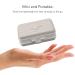 6 Compartment Mini Pill Box - Luggage Shaped Sealed Plastic Travel Pill Organizer (Beige - Buy Online on GoSupps.com