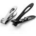 QXSJEDYCH Nail Clippers Stainless Steel Large Mouth Nail Clipper Anti-Splash Nail Clipper Single Large Thick Toenail Scissors Nails Silver - Buy Online on GoSupps.com