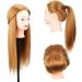 Buy Mcwdoit Hairdressing Gold Training Head - 70% Real Hair for Professional Styling & Practice | International Shipping Available - Buy Online on GoSupps.com