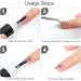Punk Vintage Nail Charms Set - 72 Pcs 3D Cross, Stars, Hearts - Silver Chrome - DIY Nail Art Accessories for Women - Buy Online on GoSupps.com