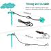 Dog Tie Out Cable & Stake Set with Spiral Ground Anchor & Chew Toy - Perfect for Camping & Backyard - Buy Online on GoSupps.com