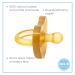 Preemie Rubber Pacifier with Shorter Nipple for Small Newborns - Ideal for Breastfed Babies - 100% Natural Rubber - Easy to Clean - One-Piece Design - Buy Online on GoSupps.com