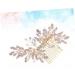 DOITOOL Clear Crystal Hairpin Pearl Tiara Bridal Headpiece Pearl Hair Pin Rhinestone Comb Hair Teasing Comb Wedding Hair Clip Crystal Hair Comb Gold Tiara Combs Bride Rhinestones Headgear - Buy Online on GoSupps.com
