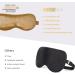 Zimasilk 100% Pure Mulberry Silk Sleeping Mask - 22 Momme Luxuriously Soft & Comfortable Gold Color - Buy Online on GoSupps.com