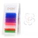 EMEDA Colored Lash Extensions D Curl .07 Blue Purple Pink White Red Green 6 Different Color Lashes Extension Long 20mm Colorful Classic Single Individual Eyelash Extensions (0.07mm D Mix 15mm) Classic mix color 15mm