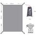 Tent Footprint Camping Tarp Waterproof - Ultralight Ground Mat for Picnic, Hiking - Grey 180x210cm - Buy Online on GoSupps.com