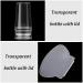 Clear Nail Art Stamper with Cap & Scraper | Silicone Jelly Stamp for DIY Nail Art | Perfect for French Smile Lines & Transparent Designs - Buy Online on GoSupps.com