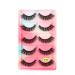 UAMOU Lashes 10/20/50/100 Boxes Mink Eyelashes 5 Pairs Natural False Eyelashes Thick Fluffy Faux Cils Lashes In Bulk G6 Cheerfully (Color : G610CS Size : 40 boxes)