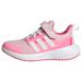 adidas Unisex Kinder Fortarun 2.0 Cloudfoam Elastic Lace Top Strap Shoes Sneaker 37 1/3 EU Clear Pink Ftwr White Bliss Pink