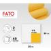 FATO Disposable Paper Napkins - Soft Gentle 40 Pack Yellow 2-Layer FSC Certified 100% Pure Cellulose - Perfect for Events and Everyday Use - Buy Online on GoSupps.com