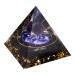 Nivofu Moonstone Crystal Pyramid Crystal Energy Tower Healing Crystals Pyramid Reiki Chakra Crushed Stone Negative Energy Remover for Meditation Reiki Healing Home Office Crystal Decoration