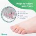 Hammer Toe Straightener & Corrector for Women and Men - Gel Separators for Overlapping Toes - Splint Cushion to Correct Toes - 4 Pack Beige - Buy Online on GoSupps.com