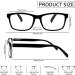 5 Pack Blue Light Blocking Reading Glasses 1.25x - SIGVAN Anti Eyestrain Computer Readers for Men Women - Buy Online on GoSupps.com