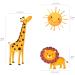 DECOWALL Monkey Tree Growth Chart Wall Decals - Jungle Animals Height Chart Stickers for Kids Room Nursery Decor - Buy Online on GoSupps.com