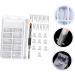 Beaupretty 1 Set Nail Set Reusable Acrylic Nails Gel Nail Forms Quick Building Nail Clip Nail Form Stickers DIY Nail Forms Nail Extension kit Nail Clips Tool Nail Pen White Manicure abs 20x10cm White - Buy Online on GoSupps.com